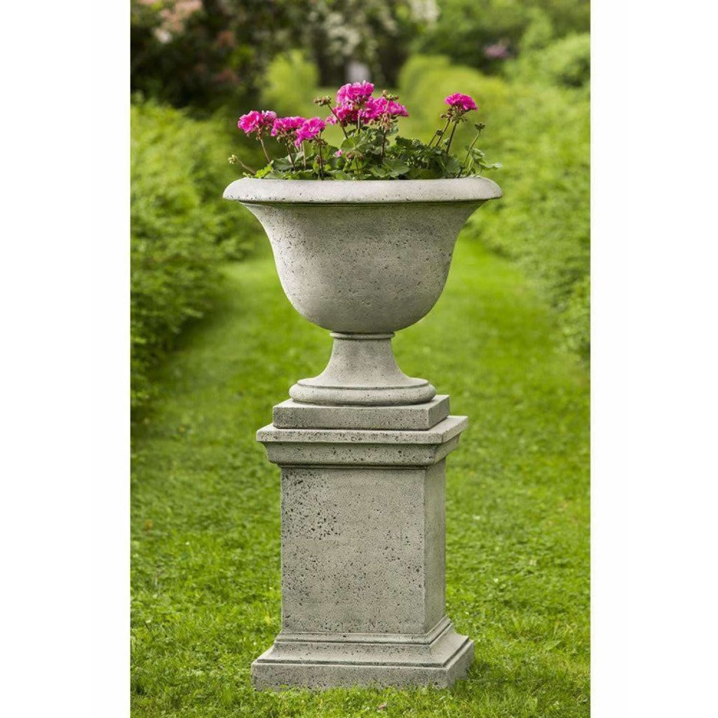 Campania International Fairfield Urn with Pedestal - Elegant Memorial Urn for Ashes - Perfect for Home, Garden, or Memorial Display