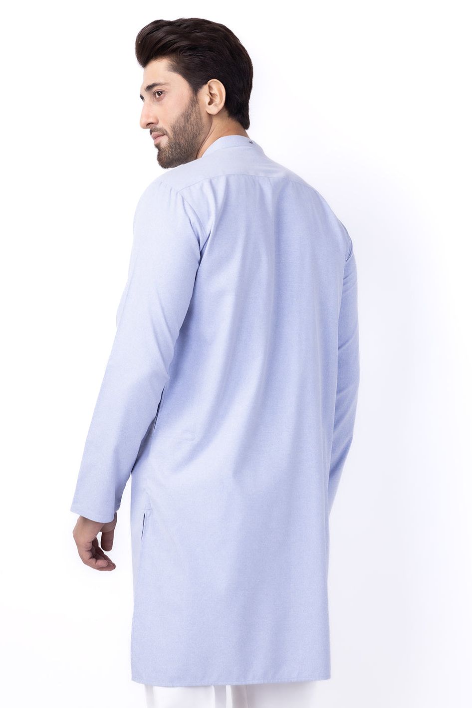 Stylish Light Blue Blended Kurta for Women - Comfortable & Trendy Indian Tunic Top - Perfect for Festivals, Parties & Casual Wear