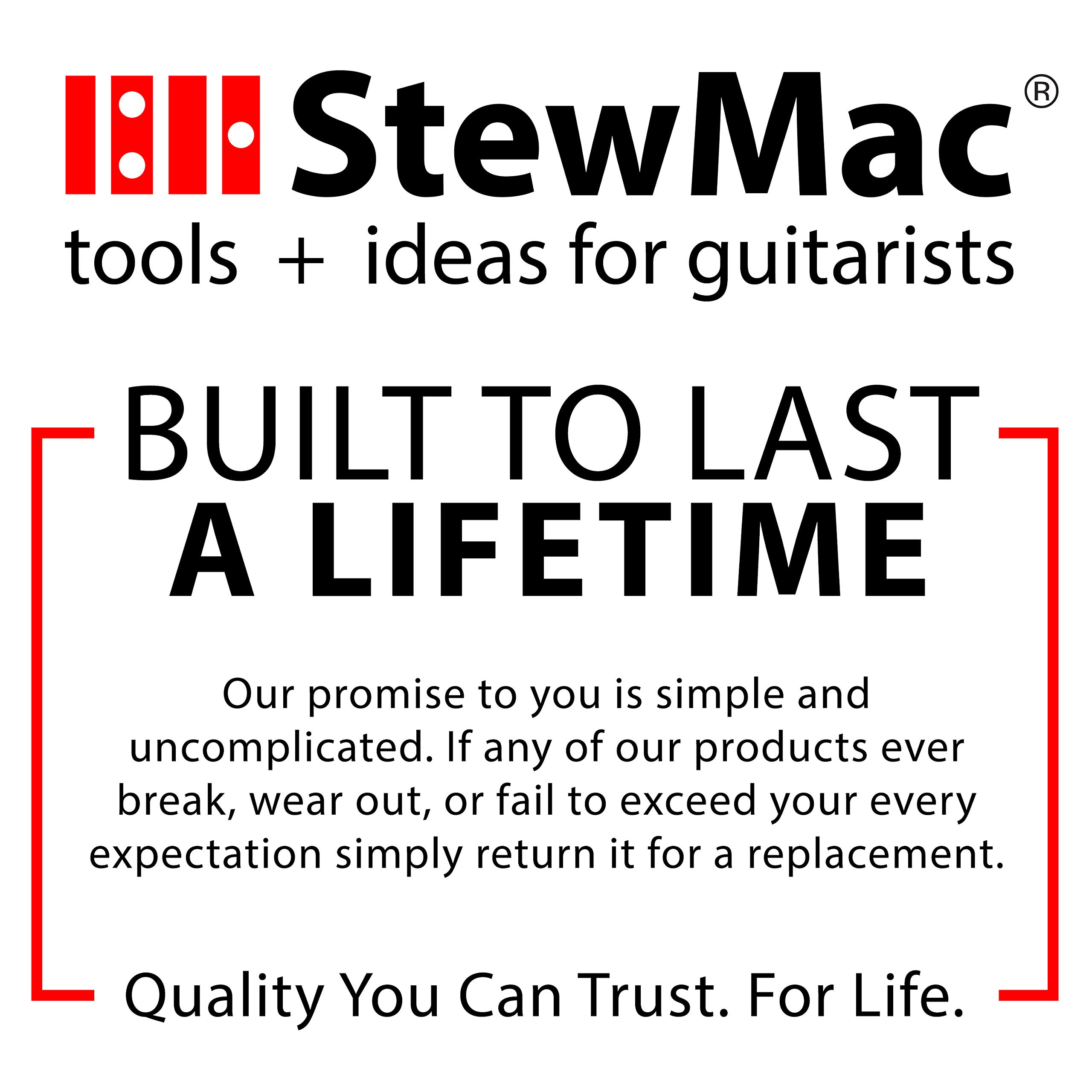 StewMac Guitar Battery Box Routing Template - Single Battery Box for Electric Guitars | Perfect for DIY Guitar Repairs & Upgrades
