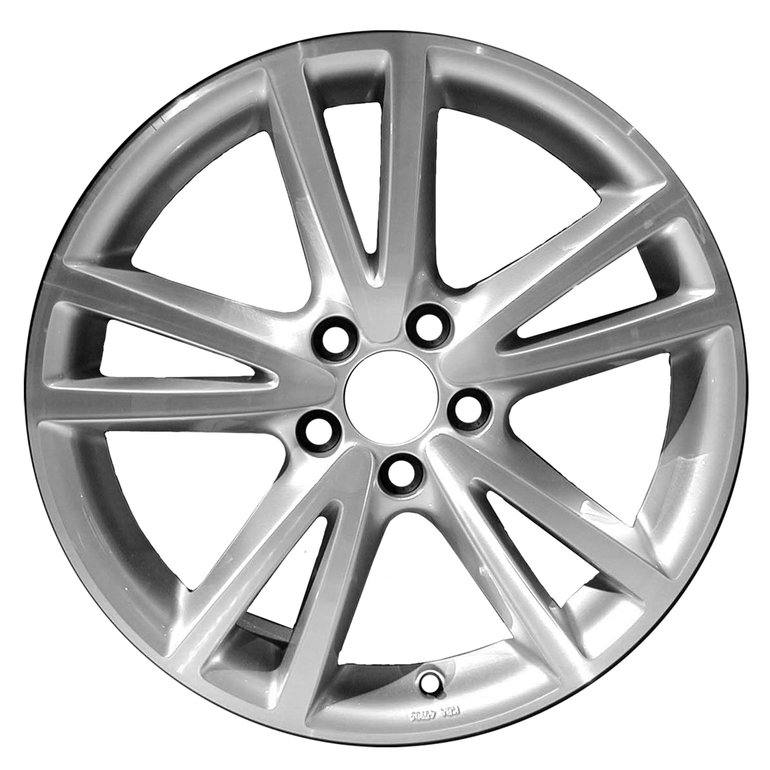 Volkswagen VW Jetta 17 Inch OEM Silver Alloy Wheel Rim ALY069852 (2008-2014 Models) - Perfect Replacement for 1K50714971ZL - Ideal for Car Upgrades & Winter Tire Sets
