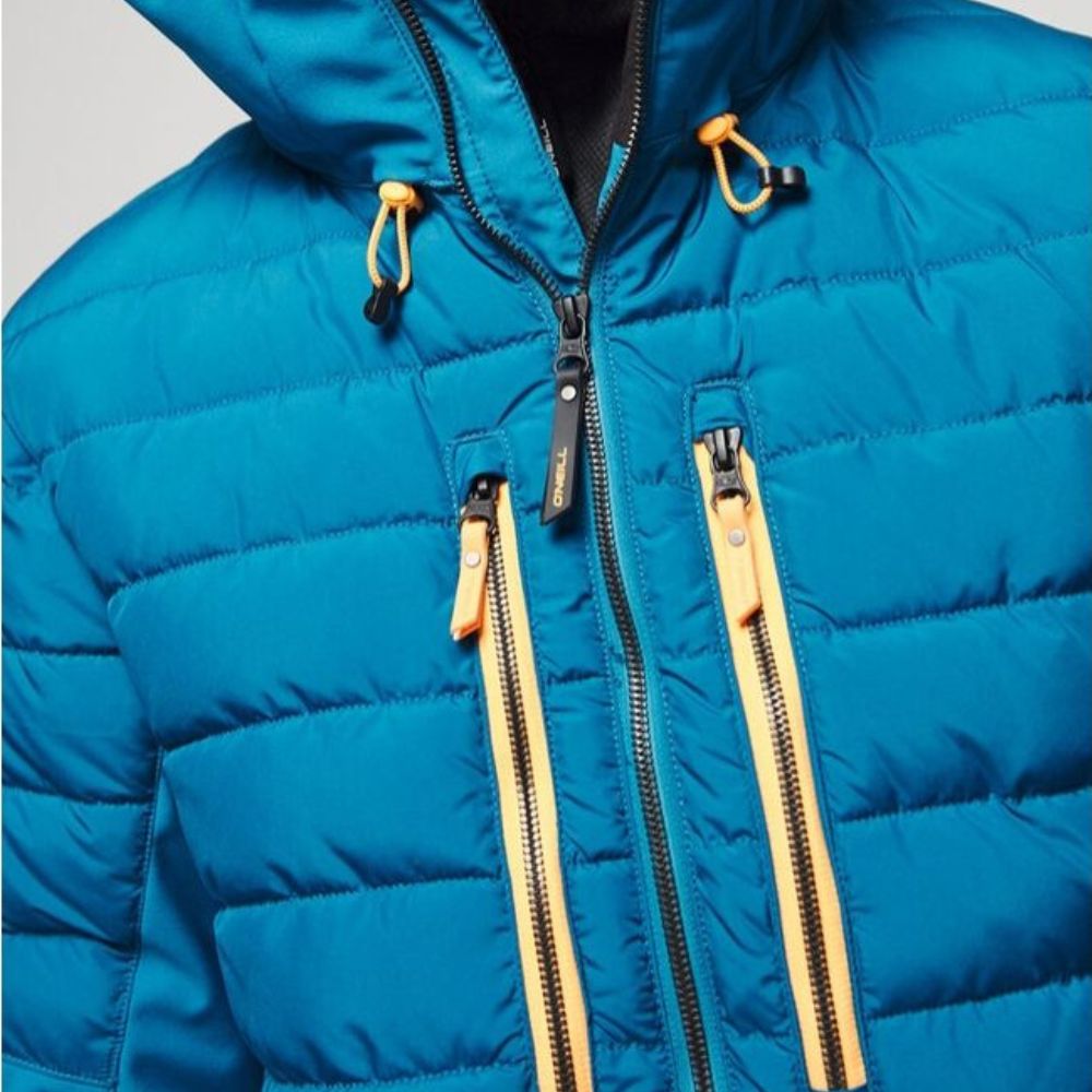 O'Neill Men's Waterproof Ski Jacket - Insulated Winter Snow Jacket for Men, Blue - Perfect for Skiing, Snowboarding & Outdoor Winter Activities