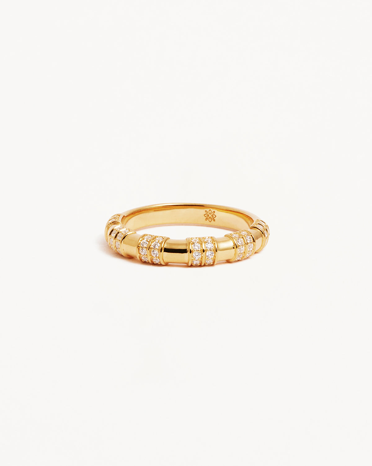 18K Gold Vermeil Shine Bright Ring - Elegant Dainty Stackable Ring for Women, Perfect for Everyday Wear, Gift Giving & Special Occasions