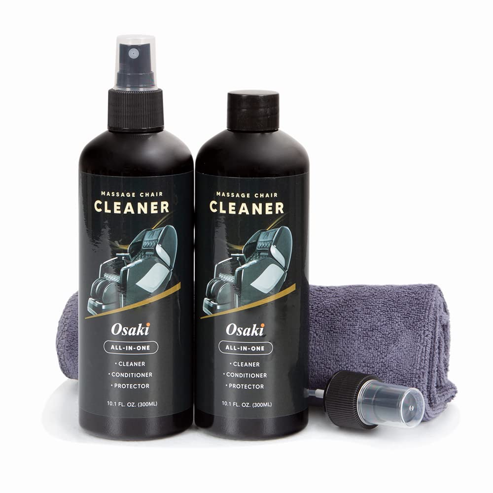Osaki All-in-One Leather Cleaner and Conditioner for Chairs, Sofas & Car Seats – Deep Cleans, Restores & Protects Leather Furniture