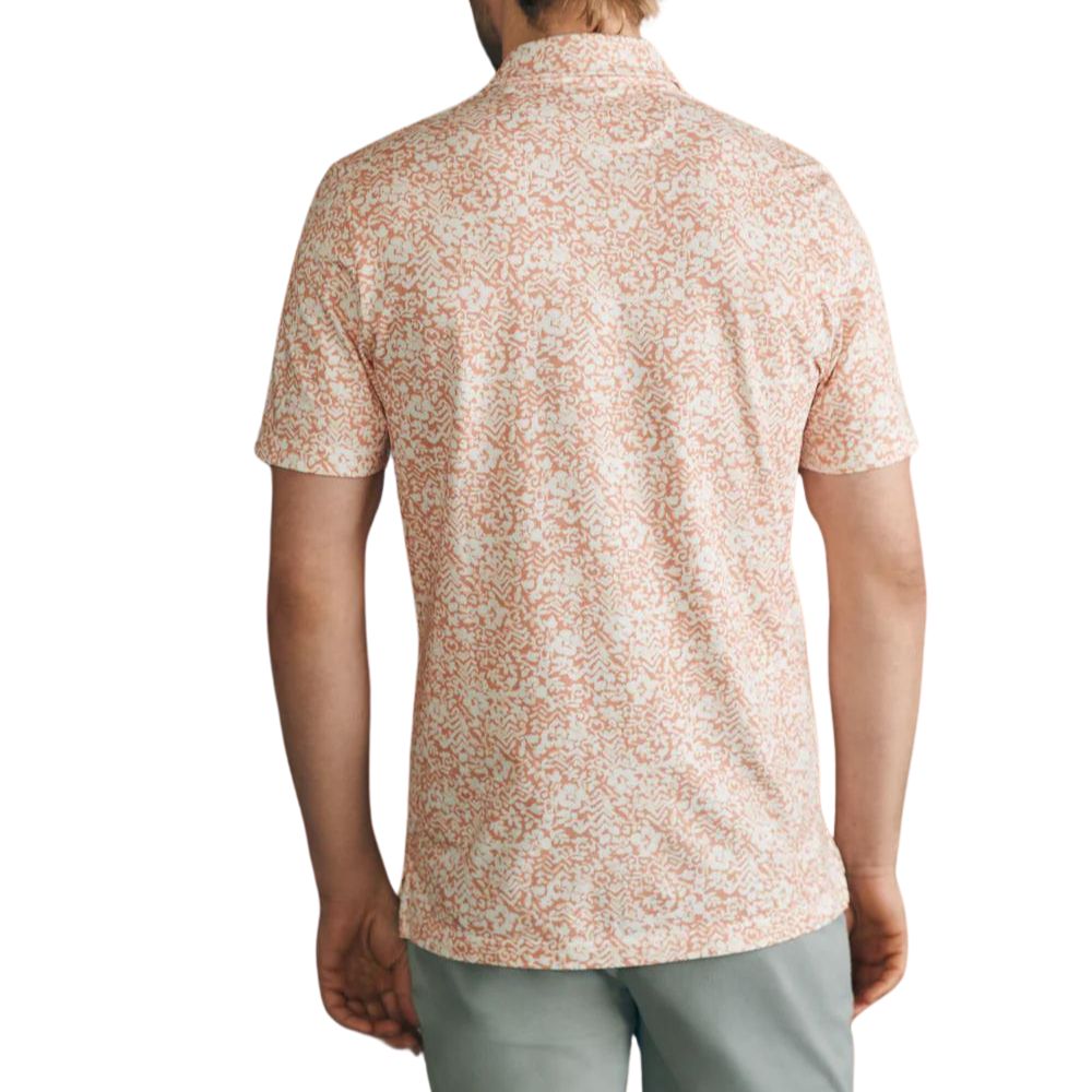 Faherty Men's Short Sleeve Pique Polo Shirt - Breathable Cotton Golf & Casual Wear for Summer Outdoor Activities