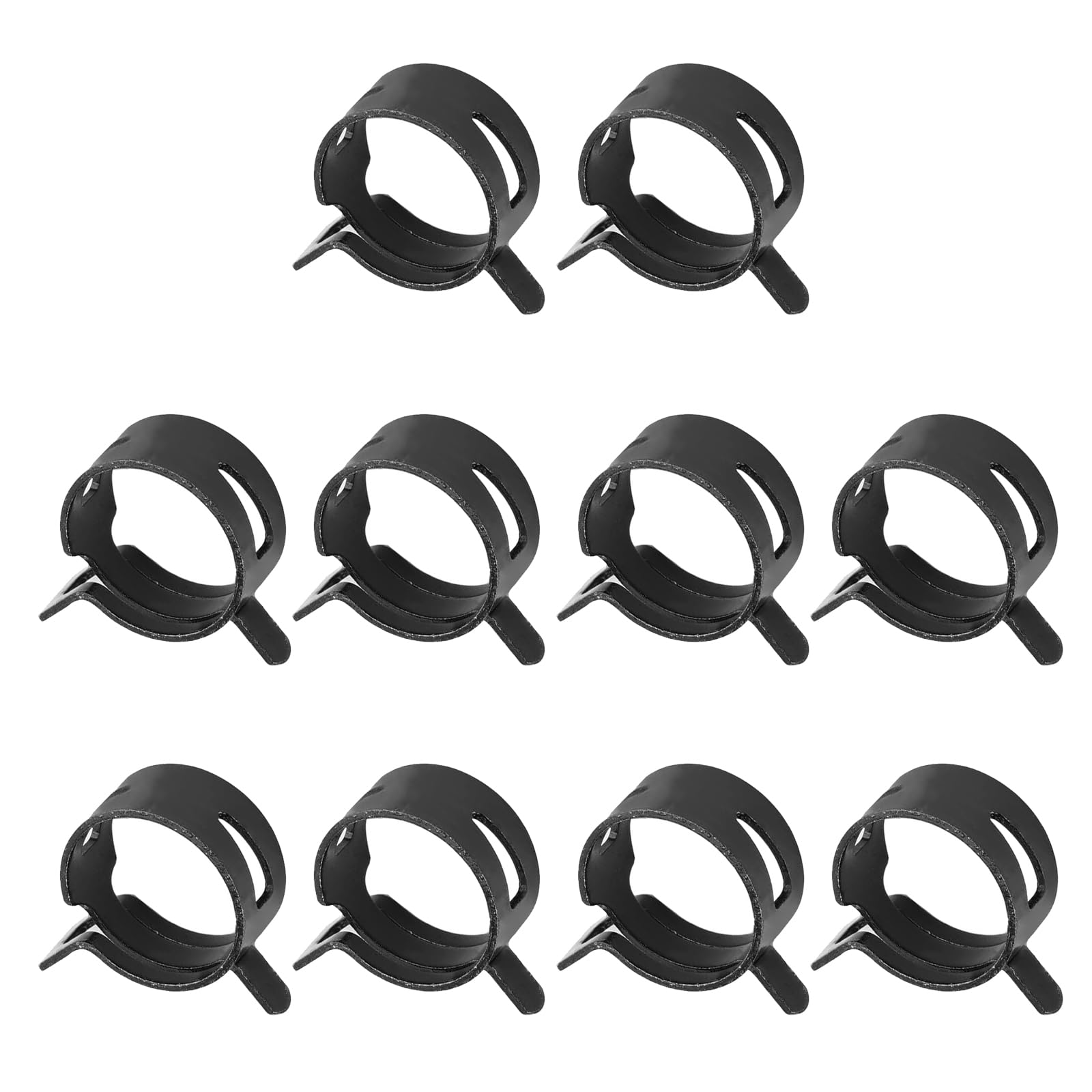 MroMax 10Pcs 23mm Hose Clamps for Fuel Line, Vacuum & Water Pipe - Automotive Use