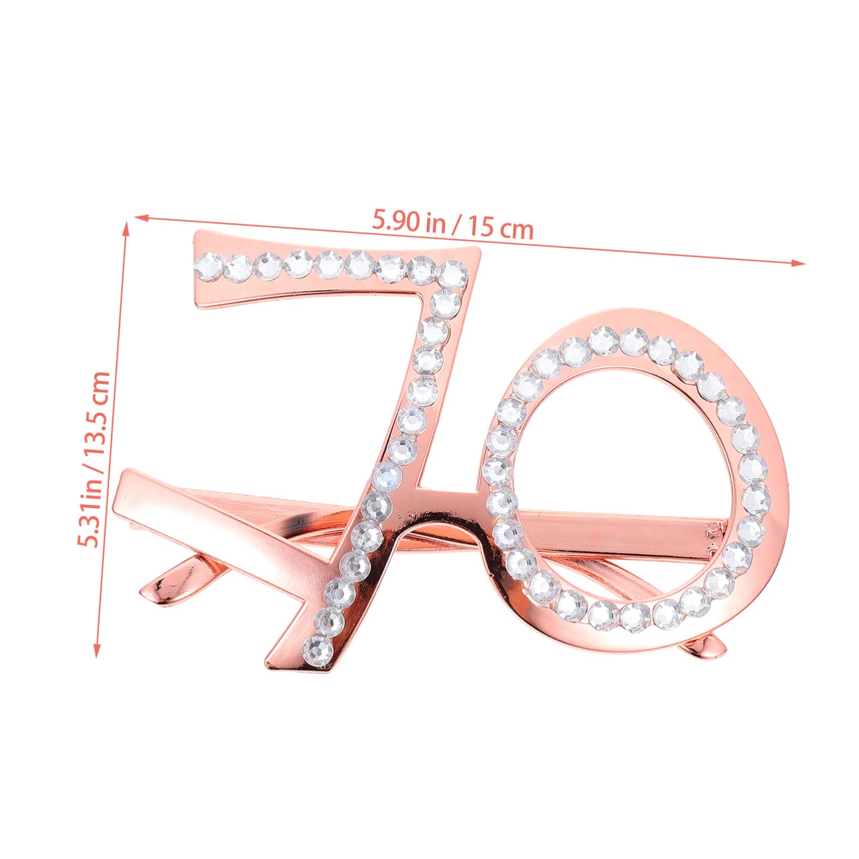 Gadpiparty Age Glasses - Fun Birthday Sunglasses for Adults & Kids (40th Birthday, New Year Party) - Perfect Party Favors & Guest Gifts - Great for Birthday Celebrations, Themed Parties & Photo Booths
