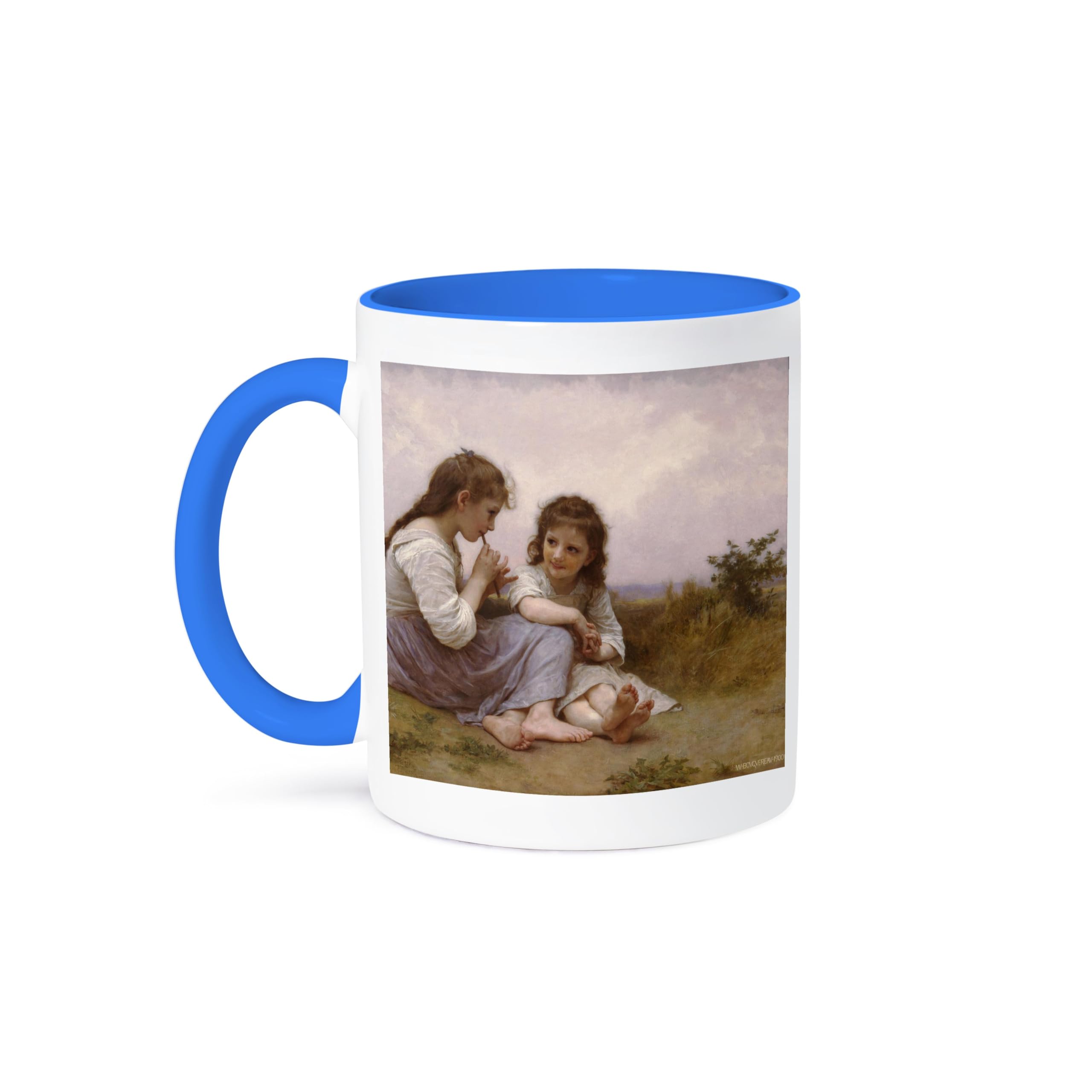 3D Rose Blue and White Ceramic Mug 11oz - Elegant Floral Design Coffee Cup for Home, Office, or Gift - Perfect for Tea, Coffee, and Hot Beverages