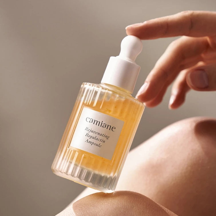 Camiane Rejuvenating Royalactin Ampoule 50ml - Anti-Aging Facial Serum for Wrinkles & Fine Lines - Perfect for Night Skincare Routine & Daily Hydration