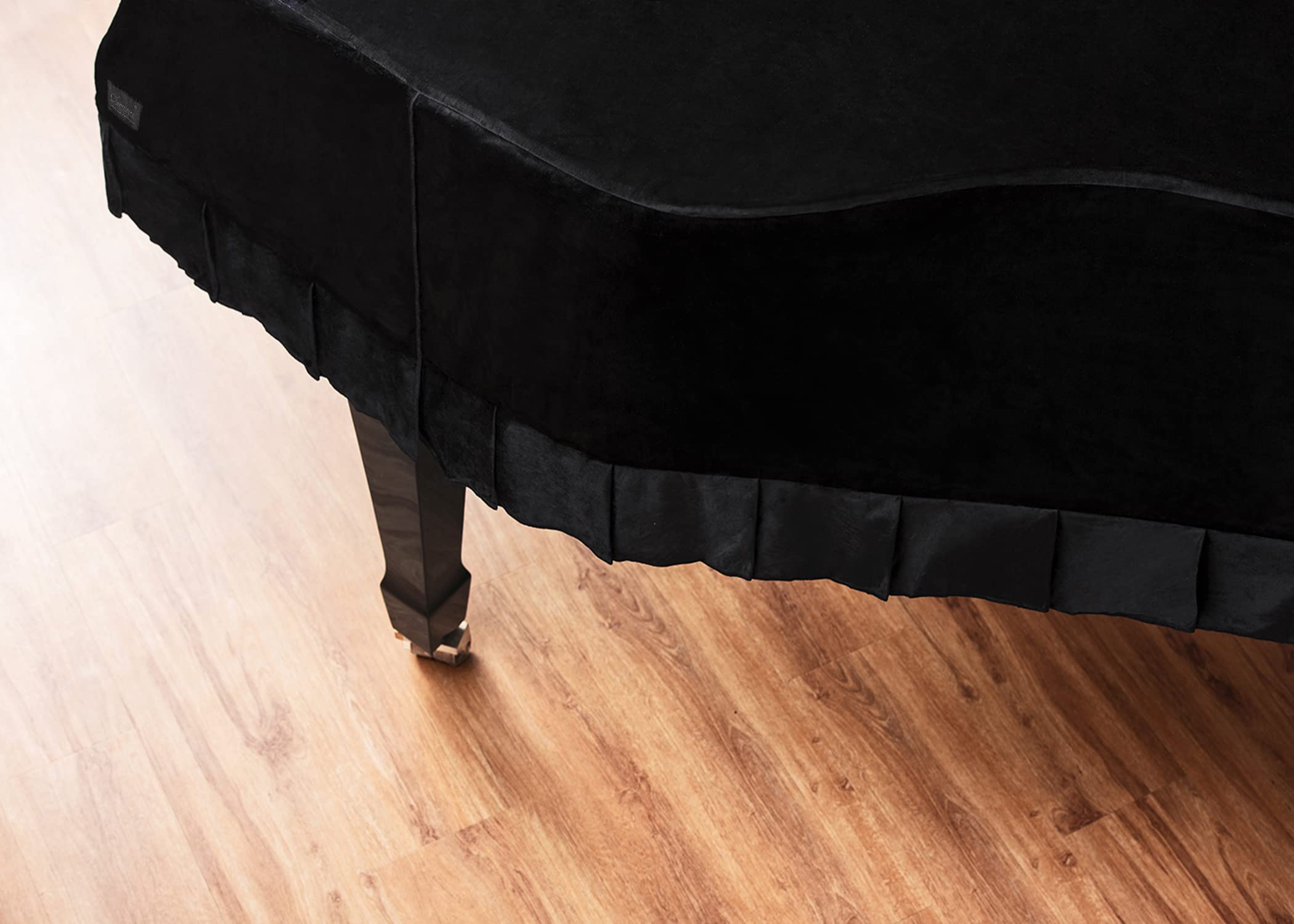 Yamaha Grand Piano Cover - Waterproof & Dustproof Velvet Keyboard Cover for 6’7” Yamaha C5 Piano (Charcoal Black) - Perfect for Home, Studio & Stage Protection