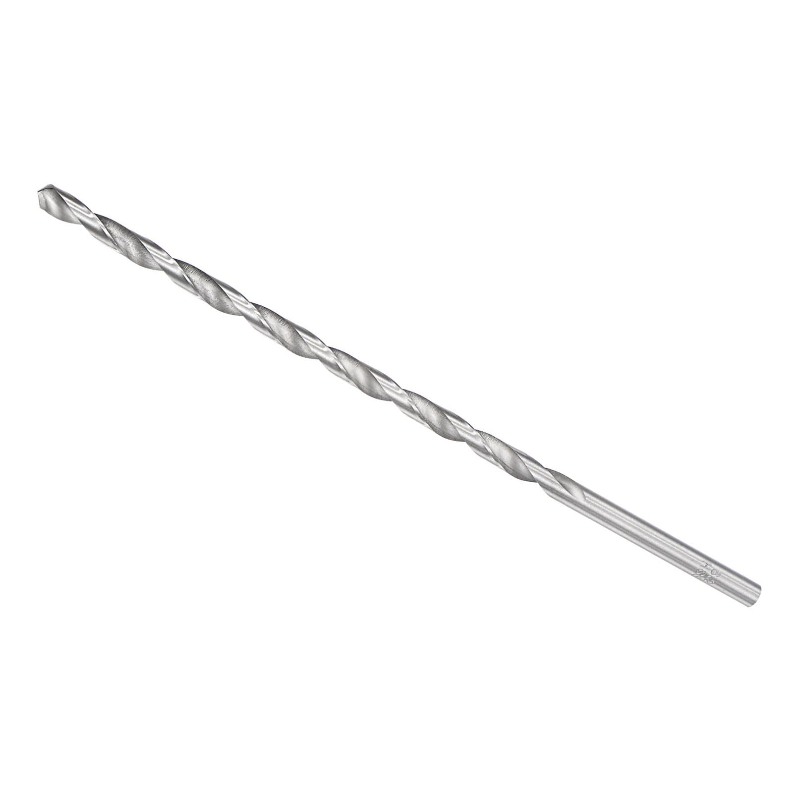 6.2mm x 200mm Extra Long High Speed Steel Twist Drill Bit for Metal, Wood, Copper - Perfect for Deep Hole Drilling in DIY Projects and Professional Woodworking
