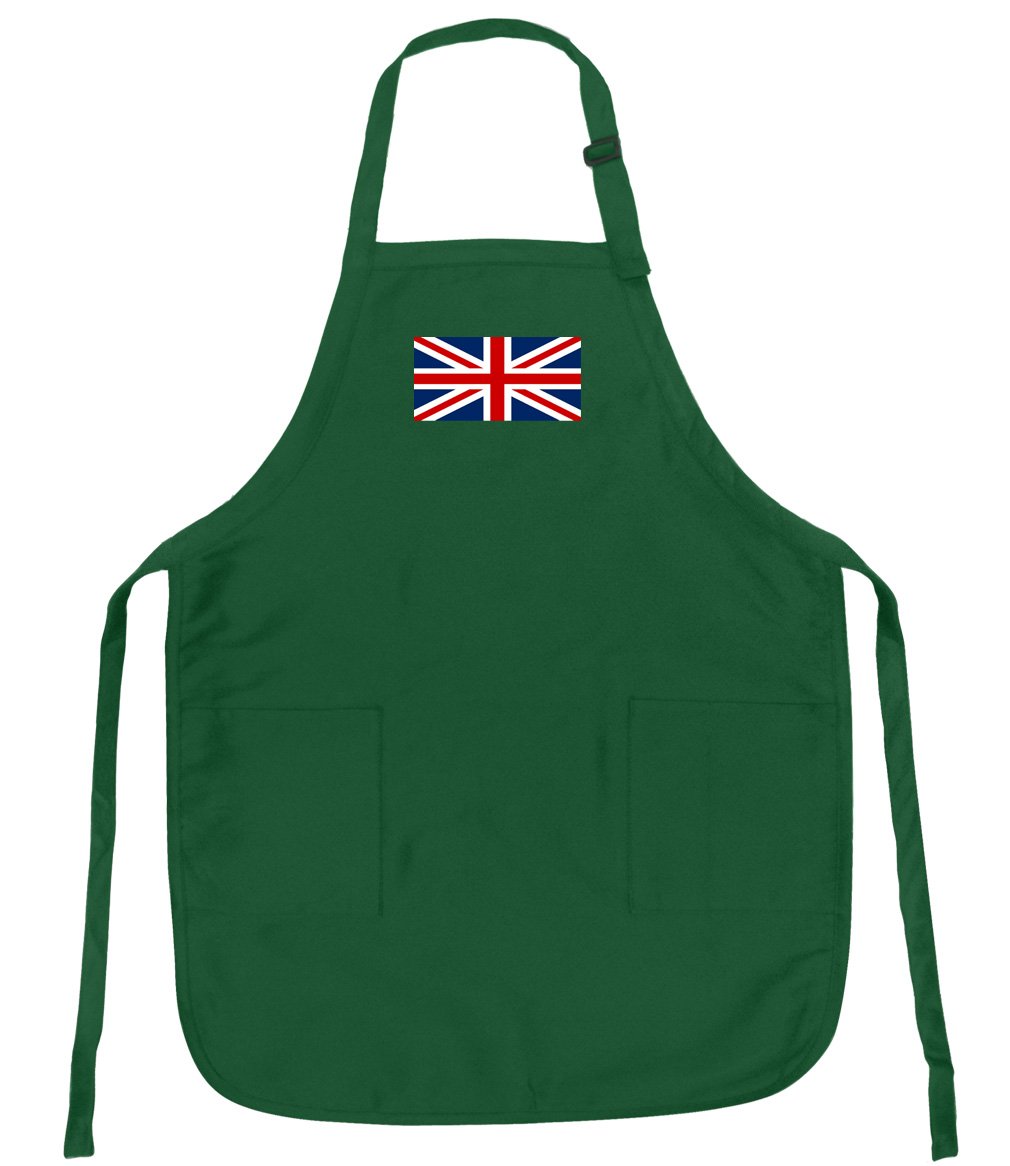 Premium British Flag Apron for BBQ, Grilling & Cooking - Perfect for Outdoor Barbecues, Kitchen Use & Patriotic Events