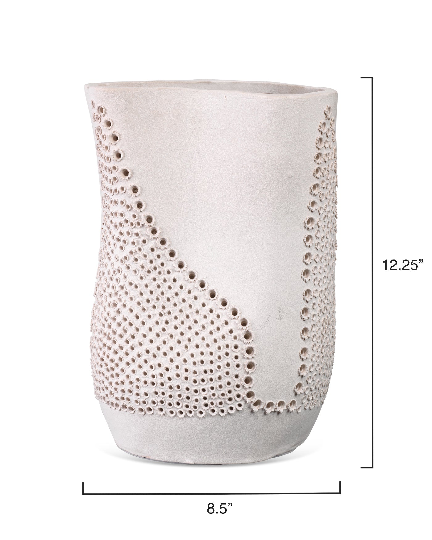 Moonrise Vase - Elegant White Ceramic Flower Vase for Home Decor, Wedding Centerpieces & Gift Giving