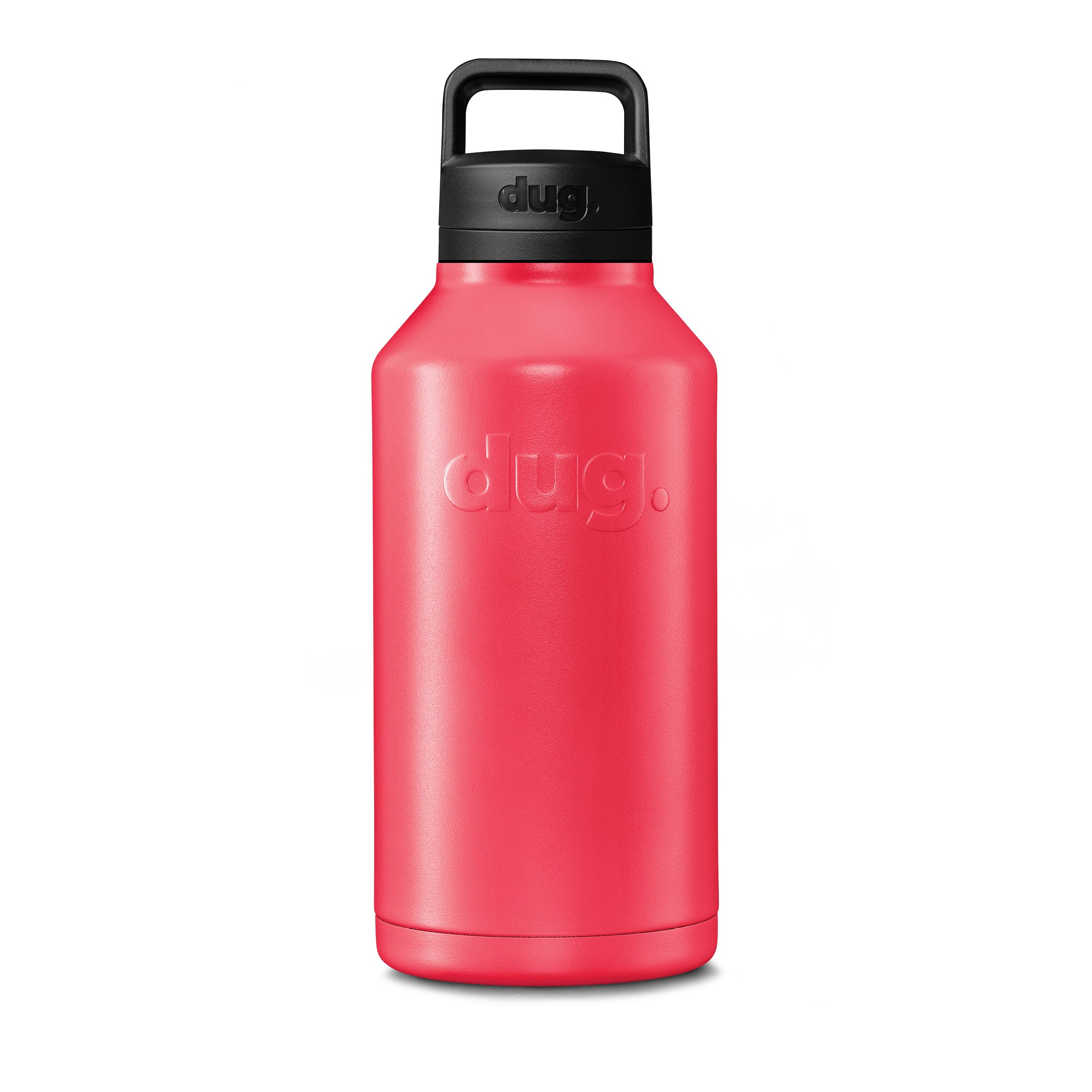 2L Insulated Water Bottle - Neon Pink, Leak Proof, BPA Free, Keeps Drinks Cold 24Hrs/Hot 12Hrs - Perfect for Gym, Hiking, Camping & Outdoor Activities