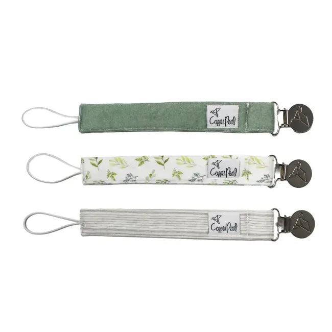 Copper Pearl Pacifier Clips for Babies - Soft & Durable Binky Holder with Snap Hook - Perfect for Strollers, Car Seats & Diaper Bags - Baby Shower Gift Idea