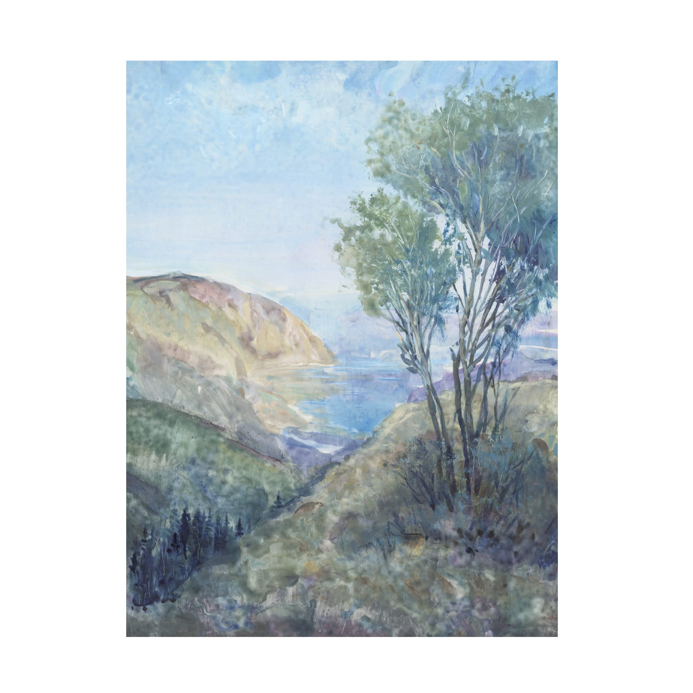 Scenic View II Canvas Art Print by Tim O'Toole - Stunning Landscape Wall Decor for Living Room, Bedroom & Office