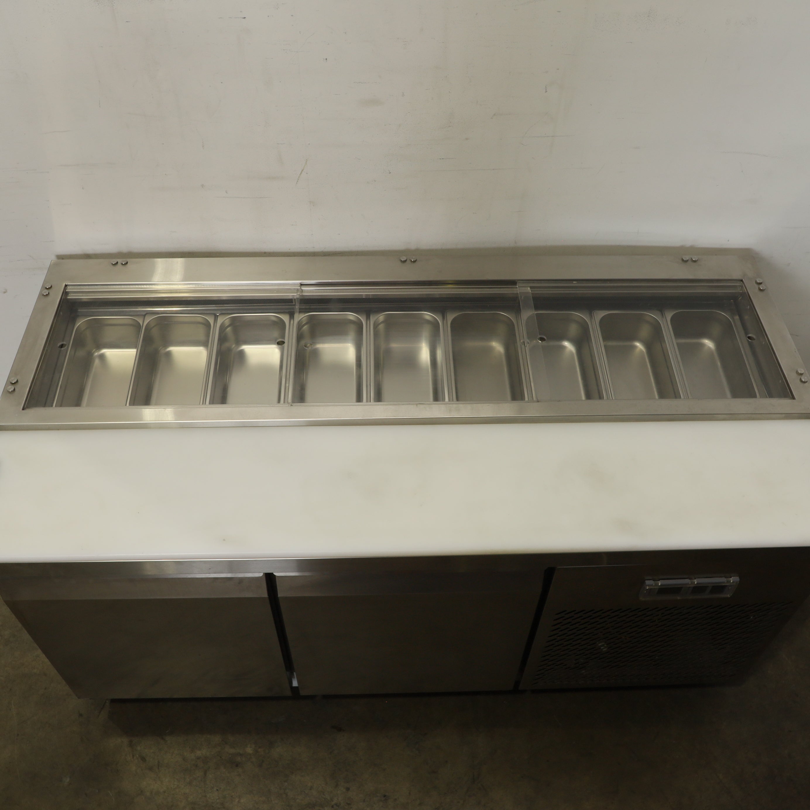Airex AXR SW 1740 A1 Stainless Steel Sandwich Prep Table - Commercial Kitchen Workstation for Deli, Bakery & Food Service (Model 778915) - Perfect for Restaurants, Cafes & Catering Businesses