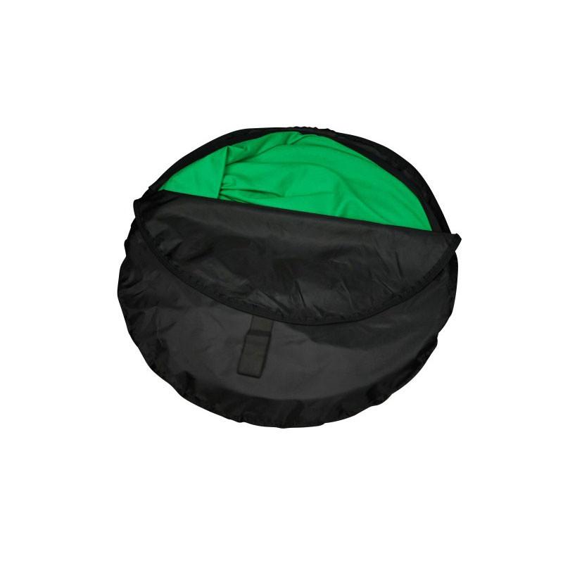 Chroma Key Green & Blue Double-Sided Collapsible Pop Up Backdrop - 1.5 x 2.1M (5x7ft) - Portable Photography Background for Studio, YouTube Videos, Live Streaming & Zoom Meetings