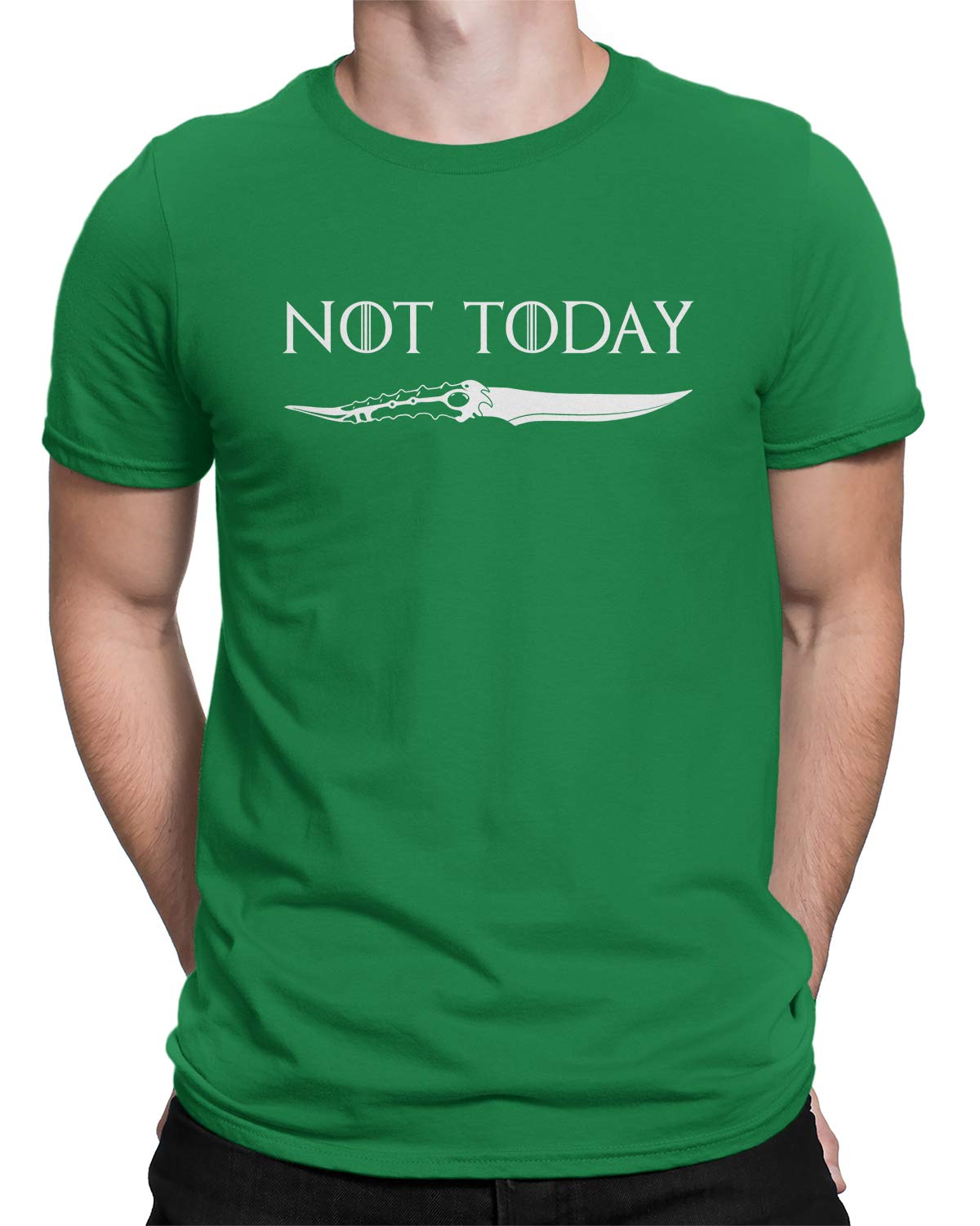 Not Today Men's Graphic T-Shirt - Funny Slogan Tee for Casual Wear, Gym, and Everyday Outfits