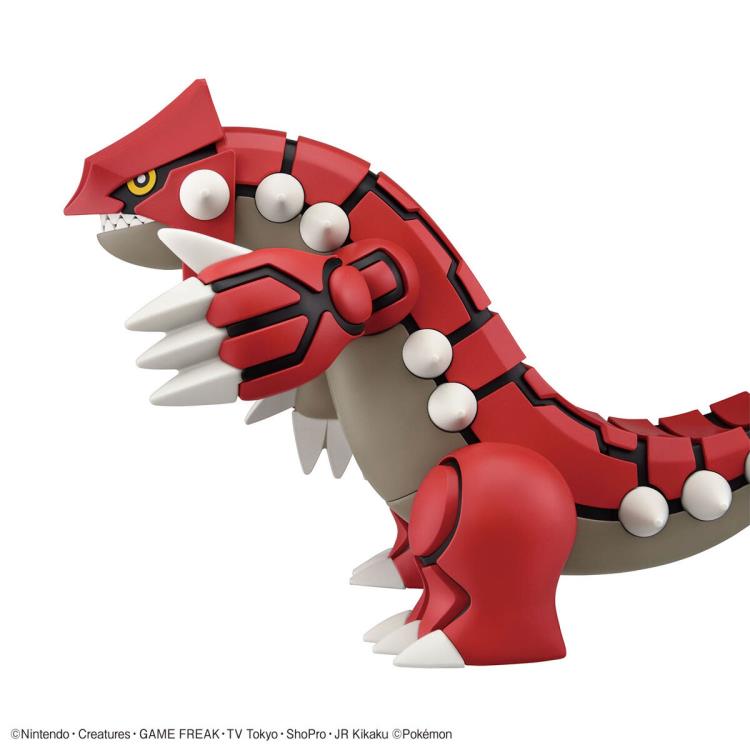 Bandai Pokemon Groudon Action Figure Model Kit - Collectible Building Toy for Kids & Adults | Perfect for Display, Gifts, and Pokemon Battles