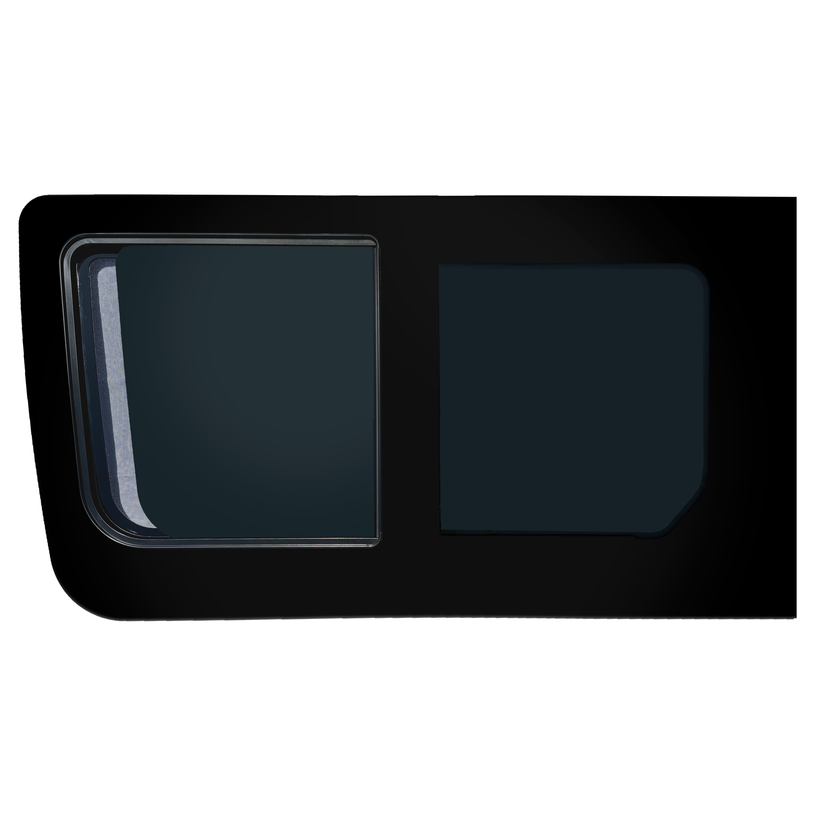 Mercedes Sprinter Driver Side Sliding Window with Fly Screen | Replacement Van Window | Bug Protection for Camping & Road Trips