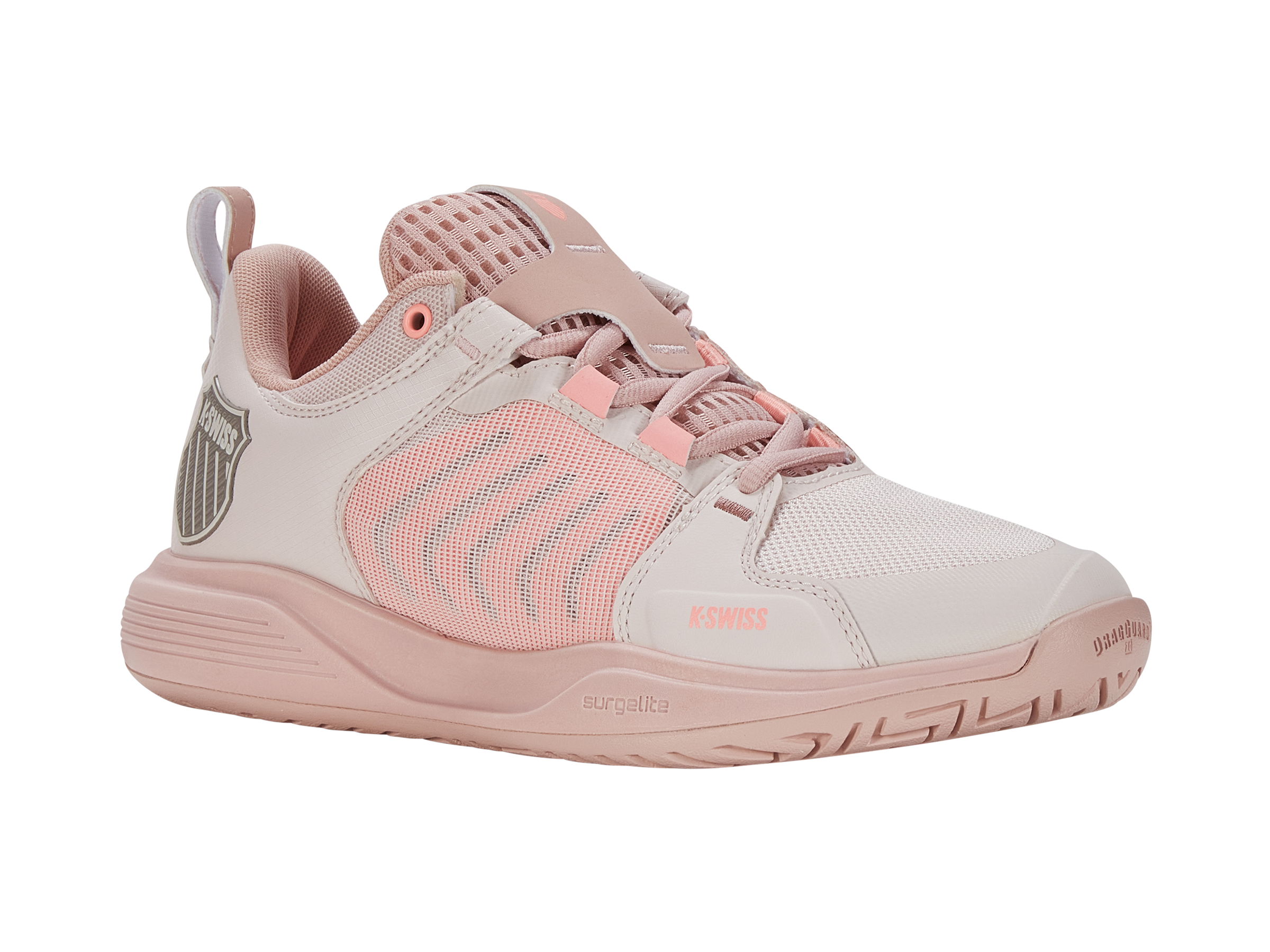 ULTRASHOT TEAM Basketball Shoes - Women's Size 9.5 | Almost Mauve/Sepia Rose/Pale Neon Coral | Lightweight Performance Sneakers for Running, Training & Court Sports