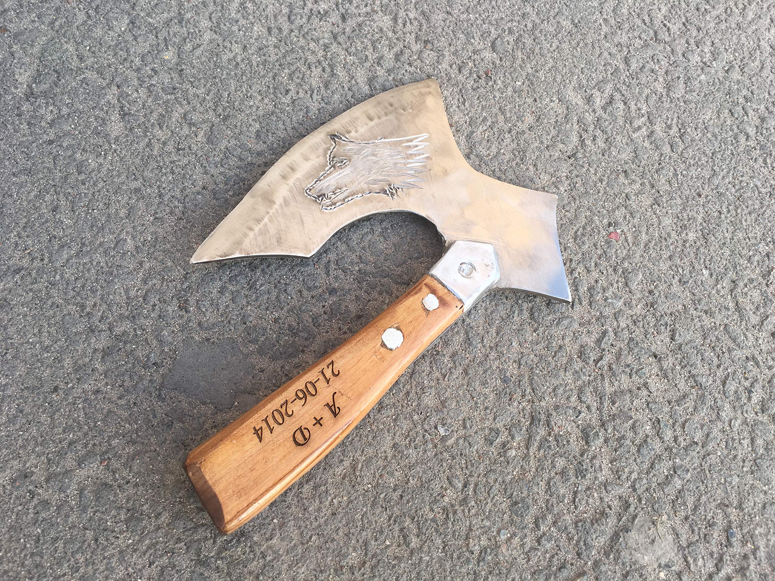 Premium Stainless Steel Kitchen Axe - Heavy Duty Meat Chopper & Butcher Knife | Viking-Inspired Chef Gift for Home Cooking & BBQ | Perfect for Chopping Meat, Vegetables & Wooden Boards
