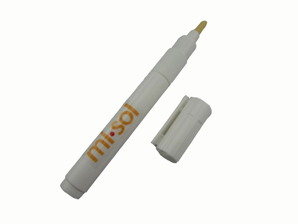 MISOL Rosin Flux Pen for DIY Solar Panels & Electrical Soldering - Perfect for Solar Cell Assembly, PCB Repair, and Electronics Projects