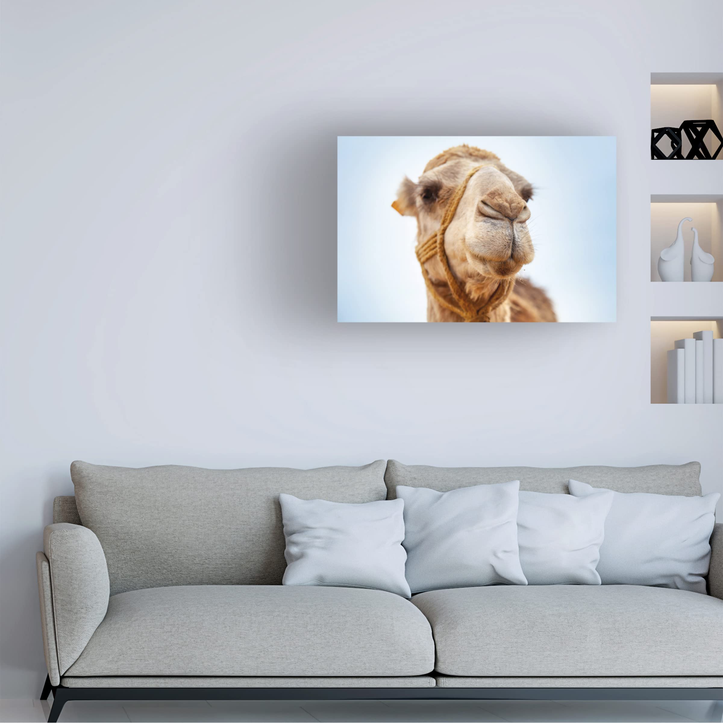 Ben Heine 'Tunisia 28' Canvas Wall Art Print - Modern Abstract Painting for Living Room, Bedroom & Office Decor