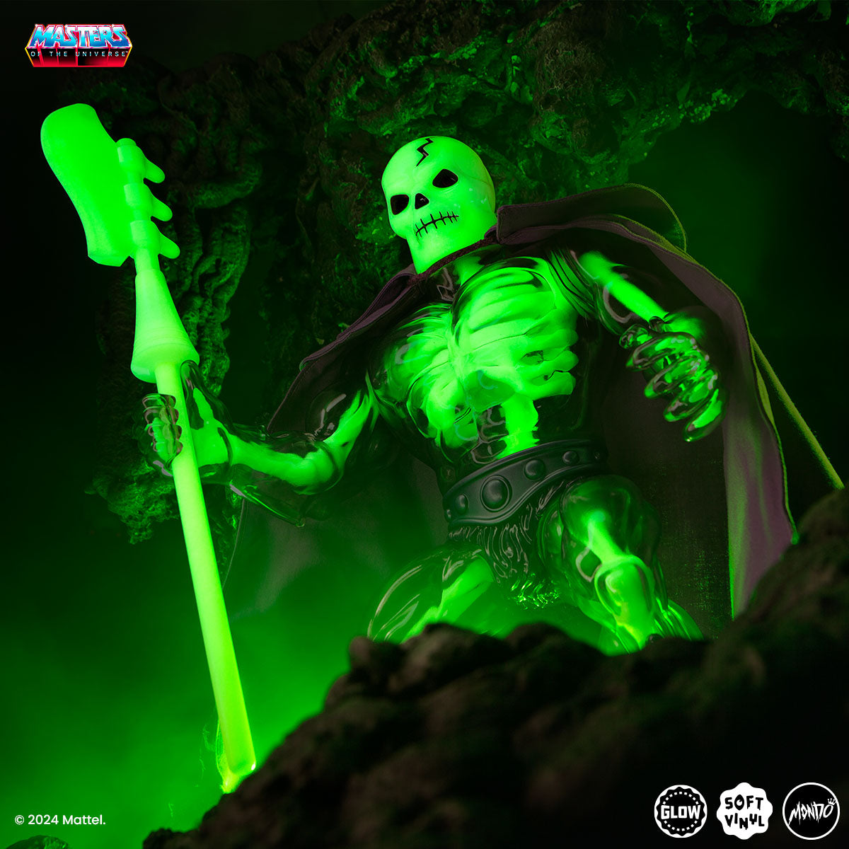Masters of the Universe Scareglow Soft Vinyl Figure - Limited Timed Edition Collectible Toy for Display & Gift Giving