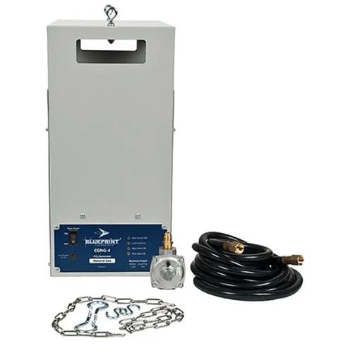 BluePrint 4 Burner CO2 High Altitude Natural Gas Generator for Camping, RV & Outdoor Cooking | High Performance Gas Grill for Mountain Adventures