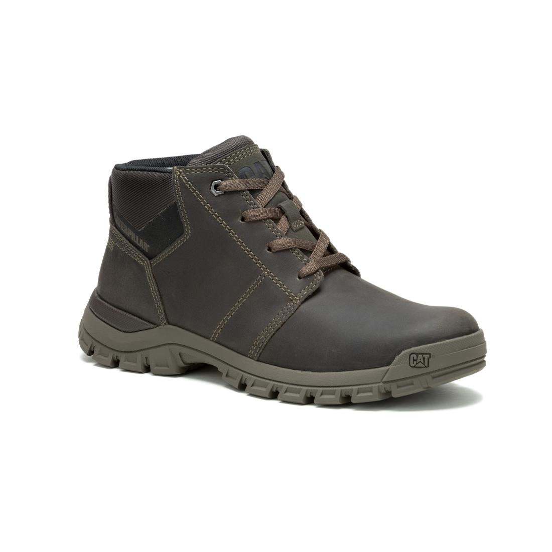 Threshold Men's Chukka Soft Toe Boots with Bungee Cord Lace - Comfortable Casual Shoes for Work, Hiking & Outdoor Activities