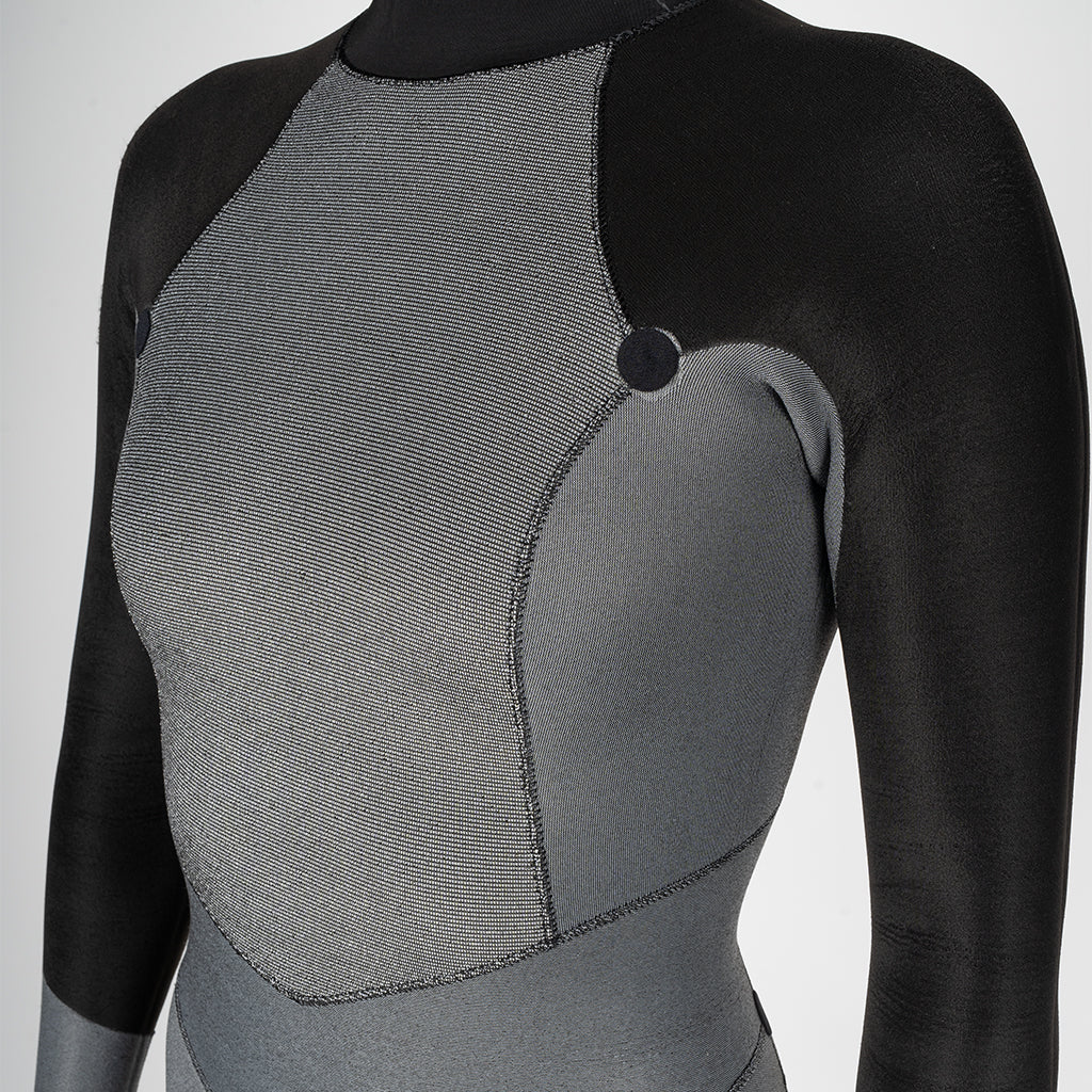 Women's Axis Back Zip 5/4mm Full Wetsuit - Premium Neoprene Diving Suit for Scuba Diving, Surfing & Cold Water Swimming