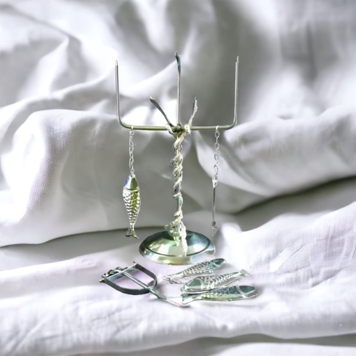 Santeria Tools for Inle - Handcrafted Ritual Supplies for Orisha Worship | Perfect for Altar Decorations, Spiritual Cleansing & Religious Ceremonies