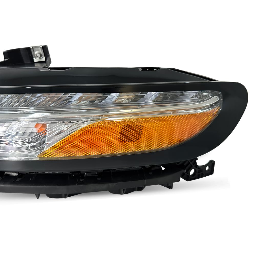 LH Left Driver Side LED Bumper Parking Light Daytime Running Light Assembly Compatible With 2014-2018 Jeep Cherokee - Turn Signal Lamp Replacement for Enhanced Visibility & Safety - Perfect for Off-Roading, Night Driving & Daily Commutes