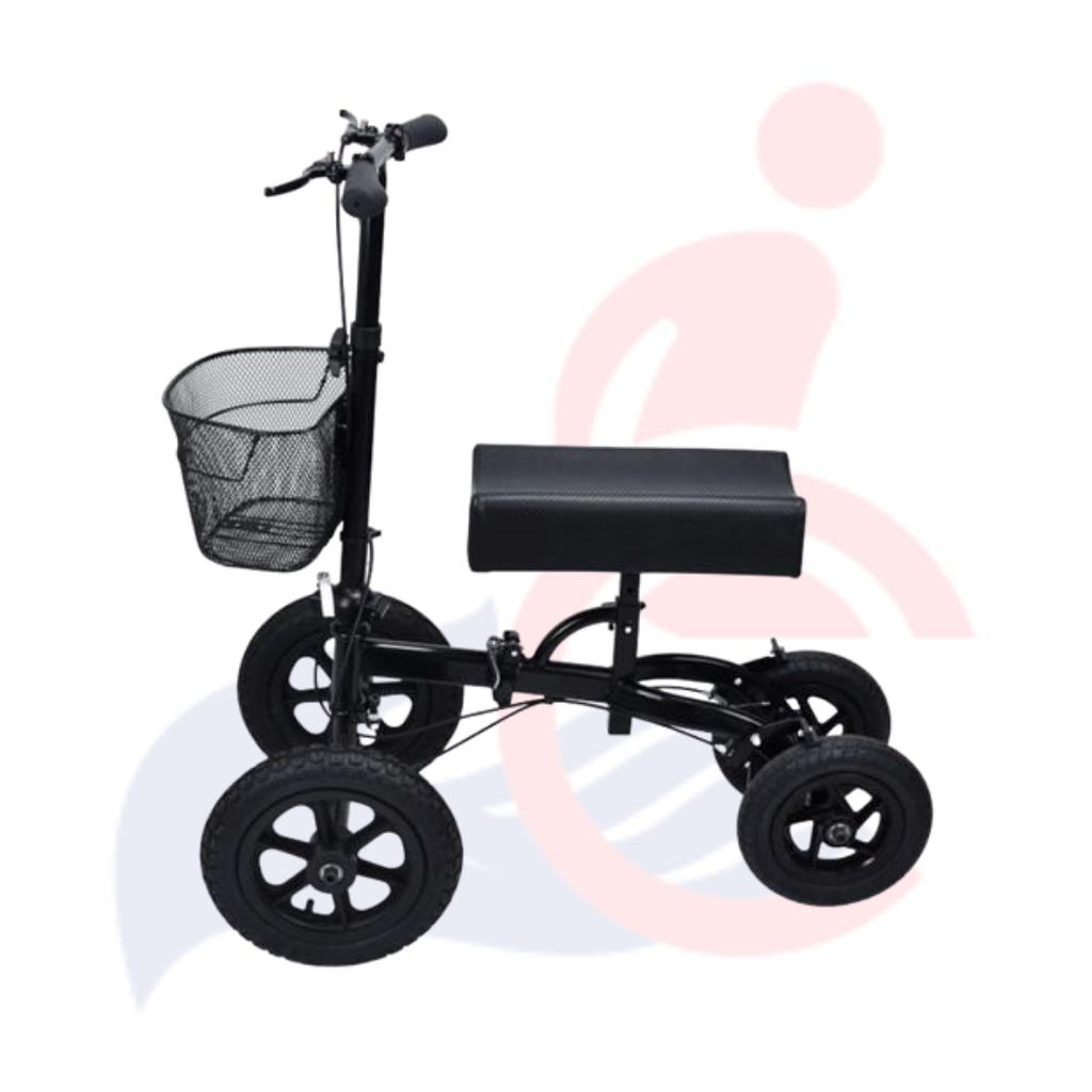 All Terrain Steerable Knee Walker by CAL+CARE - Mobility Scooter for Outdoor & Indoor Use - Ideal for Post-Surgery Recovery & Injury Rehabilitation