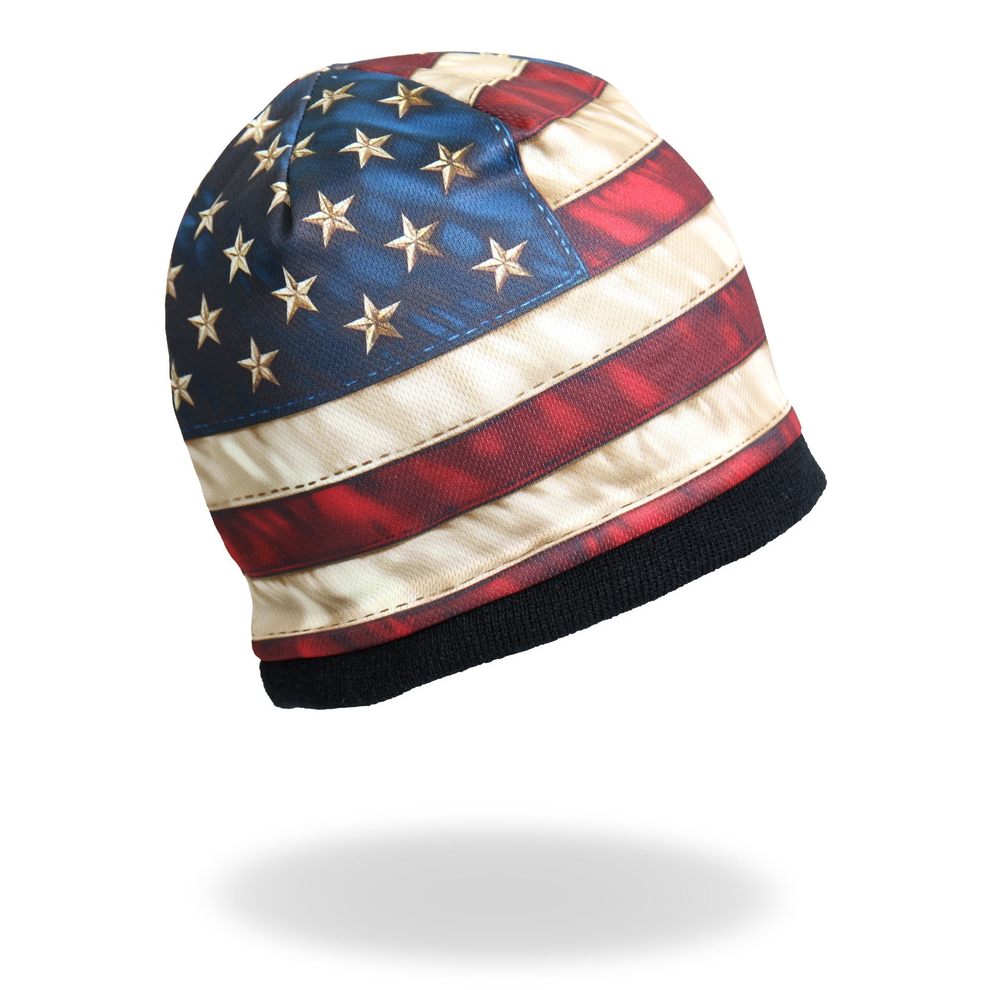Patriotic American Flag Beanie - Warm Knit Winter Hat for Men & Women - Perfect for Outdoor Activities, Sports, and National Holidays