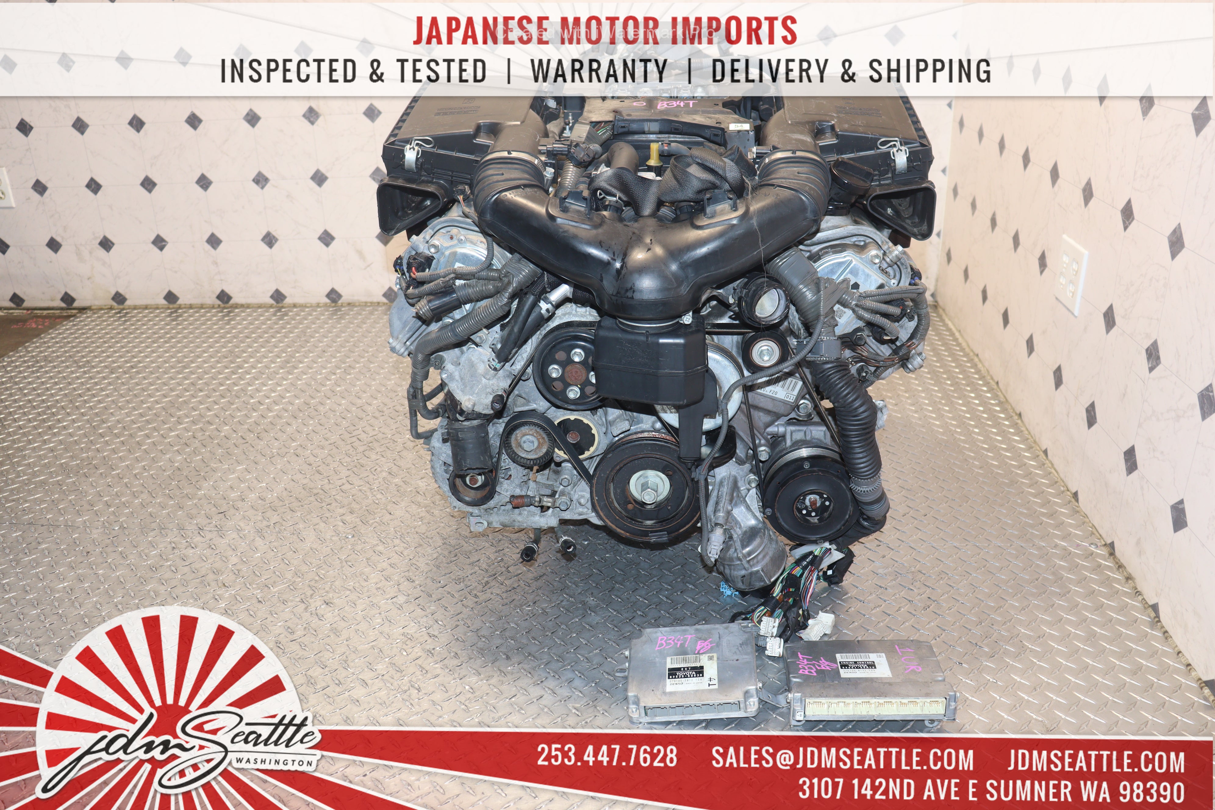 2006-2017 Lexus LS460 & 2008-2011 GS460 JDM 1UR-FSE Engine - High Performance V8 Replacement for Luxury Sedans - Perfect for Engine Swap & Restoration Projects