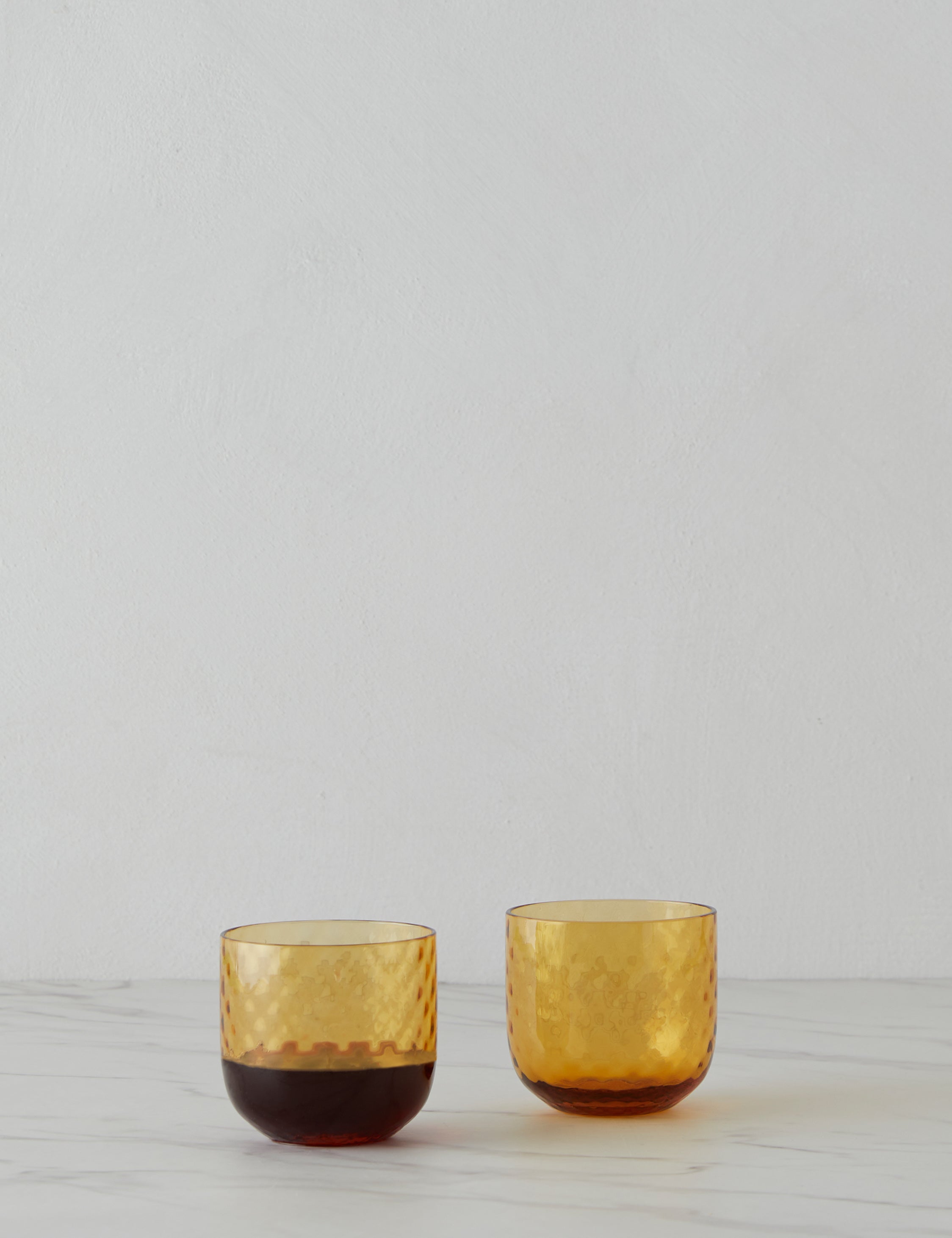 LSA International Dapple Glass Tumbler Set of 2 - 16oz Clear Drinking Glasses for Water, Juice & Cocktails - Perfect for Home, Bar, Restaurant & Party Use