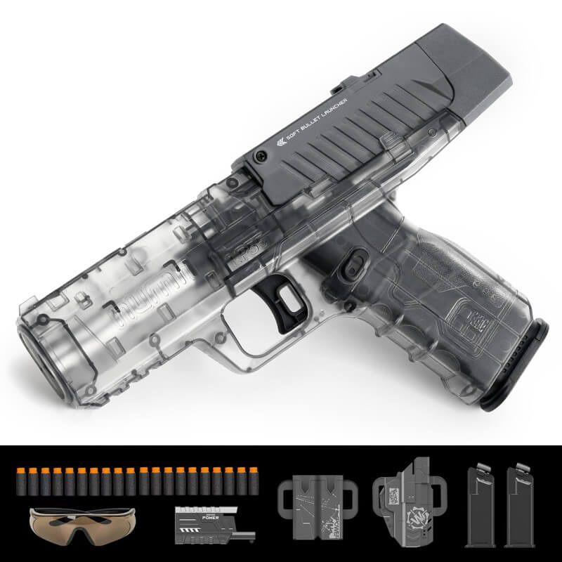 Lehui LP55 Dart Blaster Toy - High Performance Foam Dart Gun for Kids & Adults - Outdoor & Indoor Nerf Battle Games, Birthday Party Favors, Team Building Activities