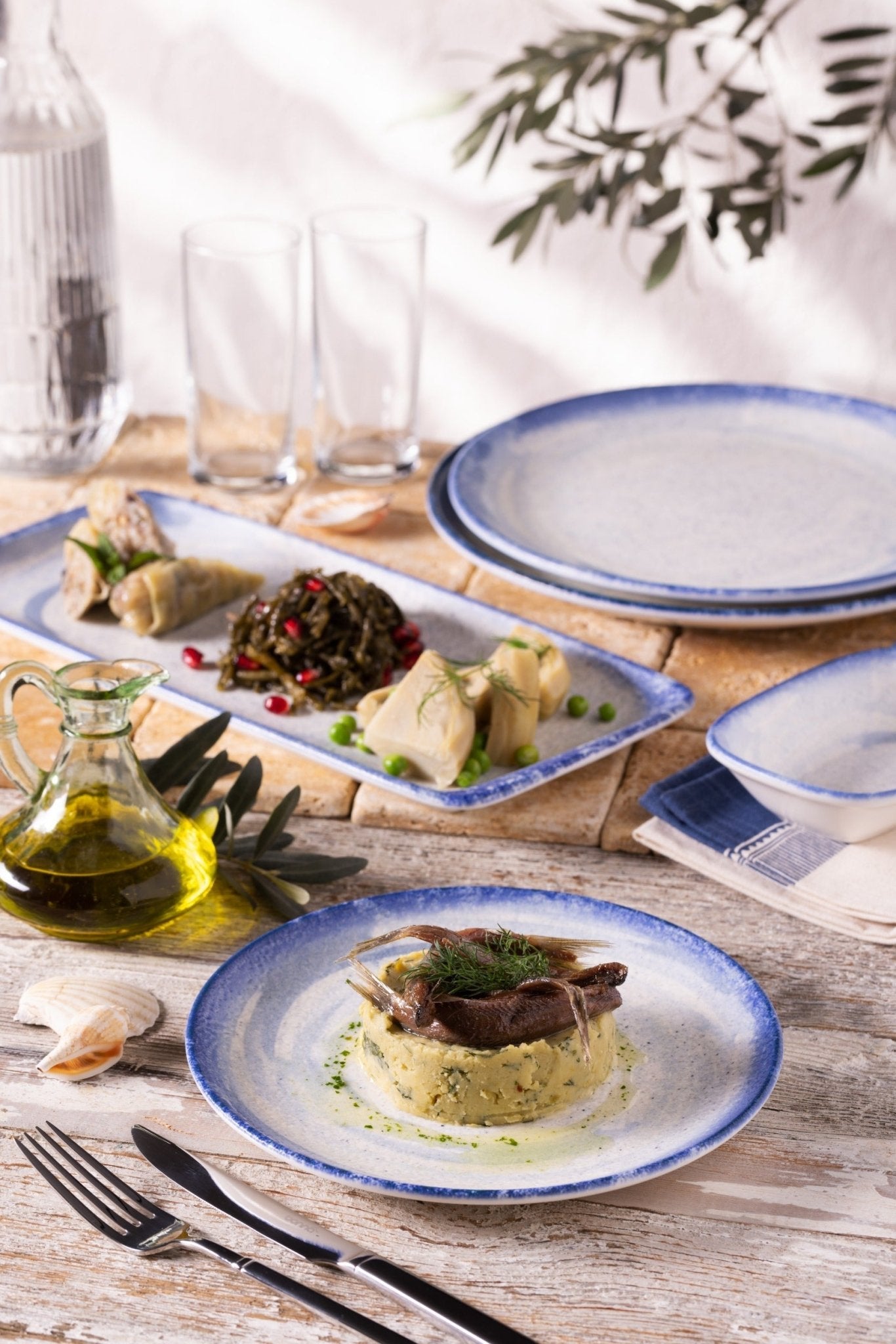 Harena 21 cm Flat Plate - Elegant Ceramic Dinner Plate for Home Dining, Restaurants & Special Occasions