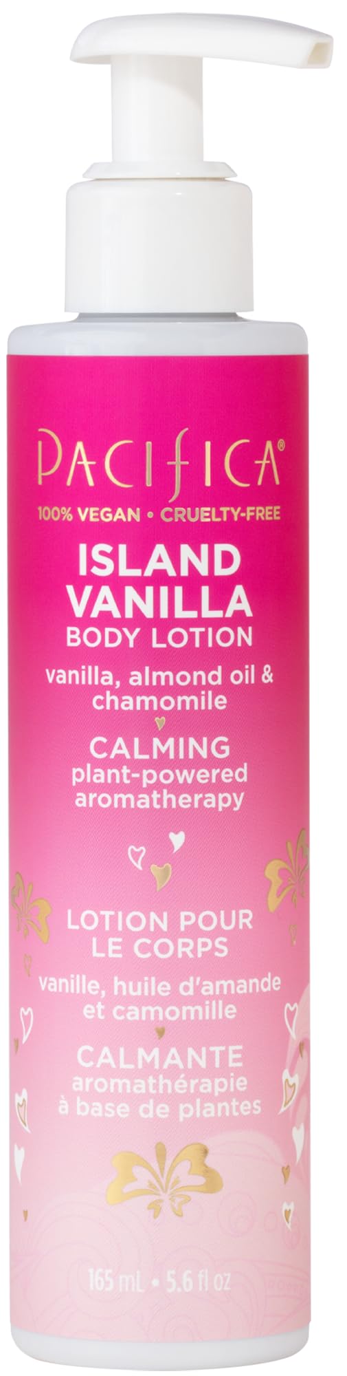 Pacifica Island Vanilla Body Lotion - Vegan & Cruelty-Free Moisturizer with Vitamin E, Almond Oil & Coconut Water - Tropical Vanilla Coconut Scent for Dry Skin - Plant-Based Aromatherapy for Relaxation & Self-Care - Dermatologist Tested