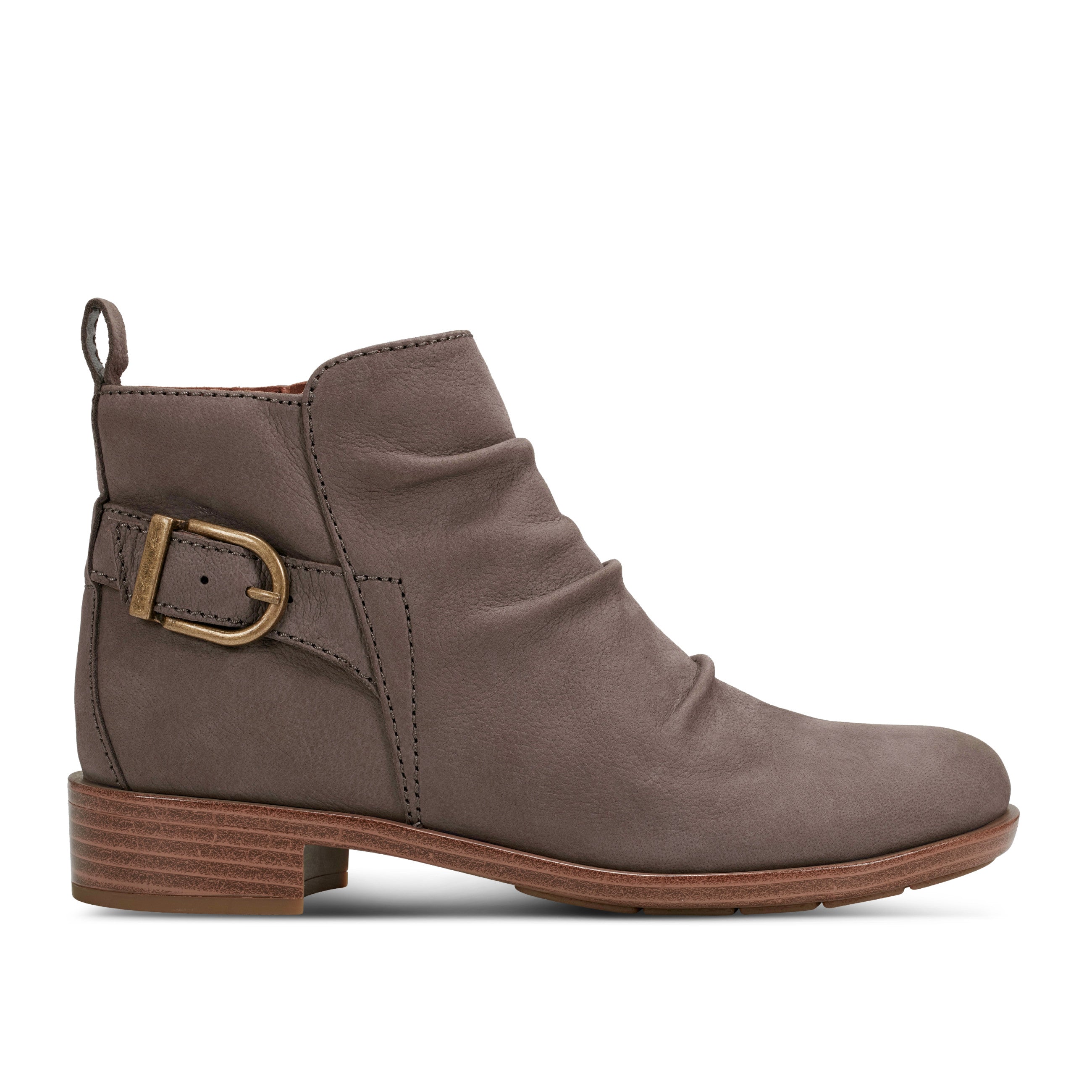 Women's Nessa Ruched Casual Booties - Comfortable Ankle Boots for Fall & Winter, Fashionable Slip-On Shoes for Women, Perfect for Office, Party & Daily Wear