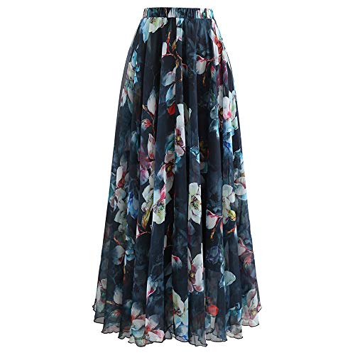 Blue Flowy Floral