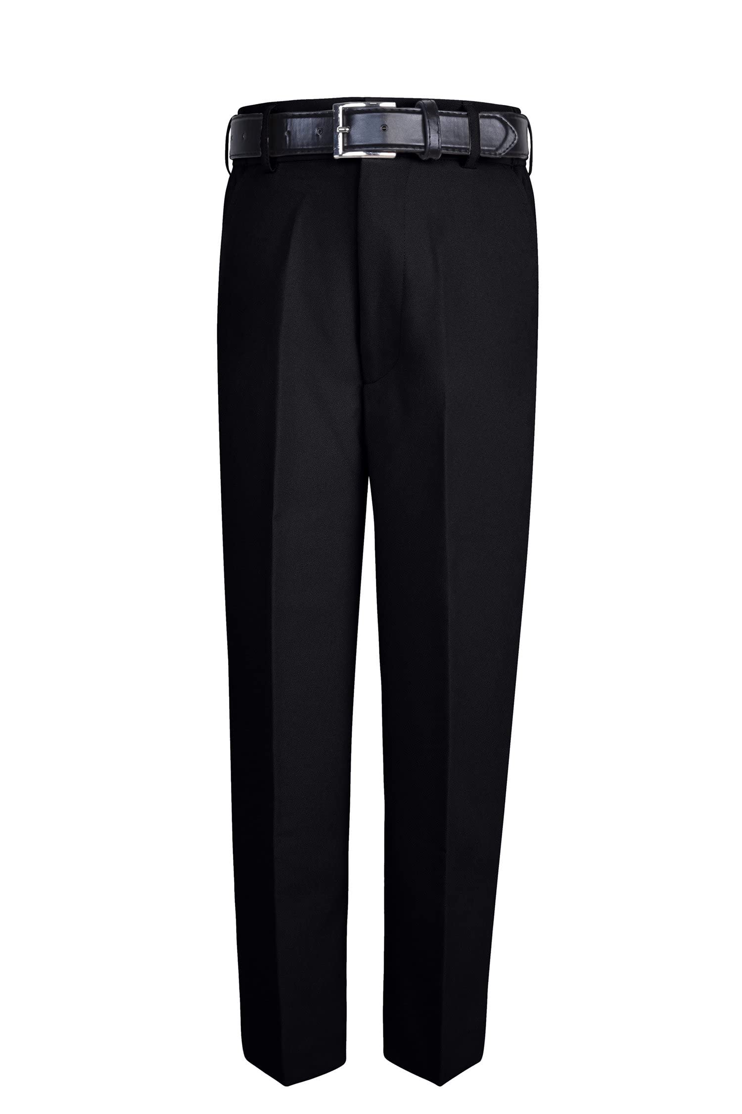 S.H. Churchill & Co. Boys' 6-Piece Formal Dress Set - White Shirt & Black Comfort Waist Pants with Tie, Bow Tie, Handkerchief & Belt - Size 7 - Perfect for Weddings, Church, School Photos & Special Occasions