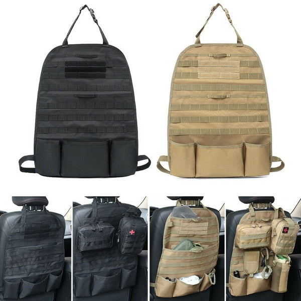 MOLLE Car Seat Organizer - Premium Vehicle Storage Solution for Phones, Keys & Essentials | Perfect for SUVs, Trucks & Road Trips