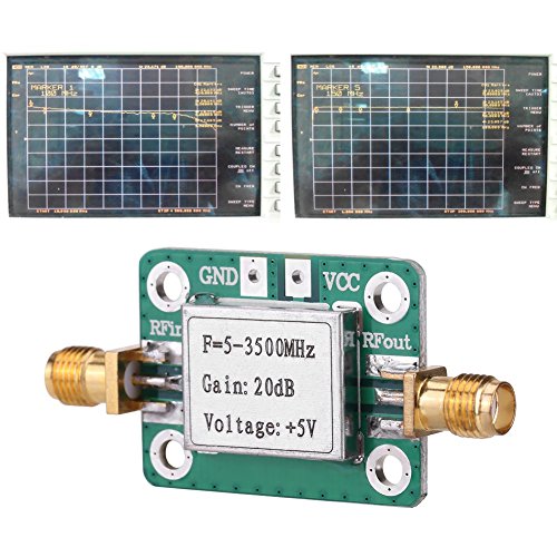 5-3500MHz 20dB Low Noise RF Amplifier Module with Shielding Box - for Ham Radio, Signal Boosting & Wireless Communication Systems
