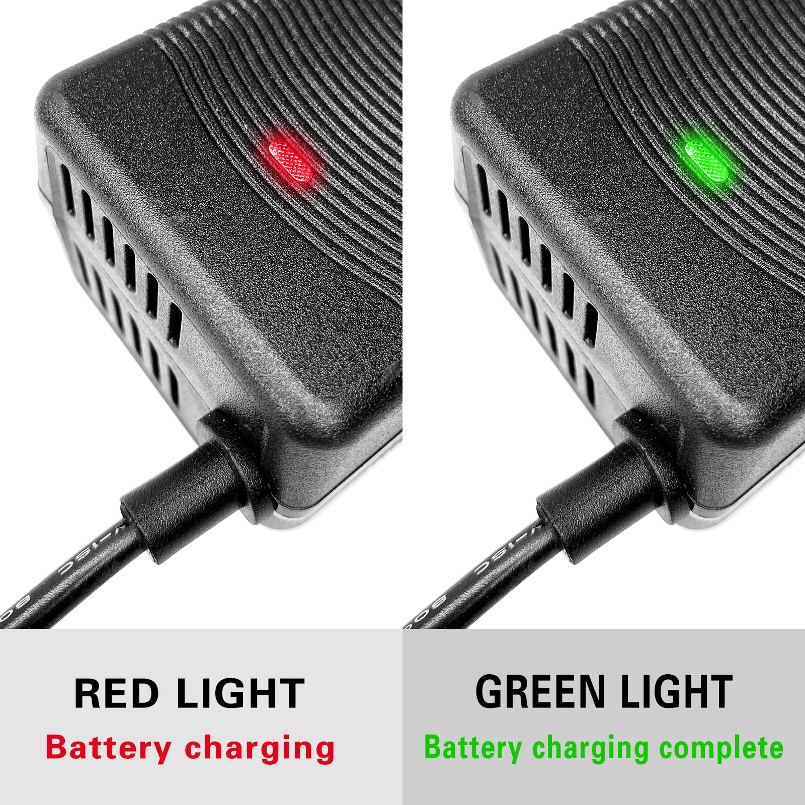 54.6V 2A Universal Lithium Battery Charger for Electric Bikes & Scooters - 48V Compatible with Major Brands - DC 5.5×2.5mm Plug - Perfect for Home, Commuting & Outdoor Riding