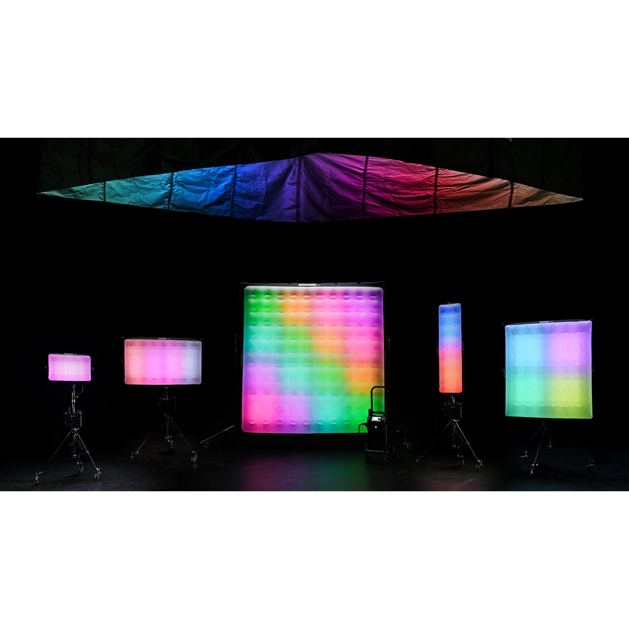 Aputure INFINIMAT 4' x 4' Tunable RGB LED Light Mat with Inflatable Airbag - Perfect for Photography, Videography, and Studio Lighting
