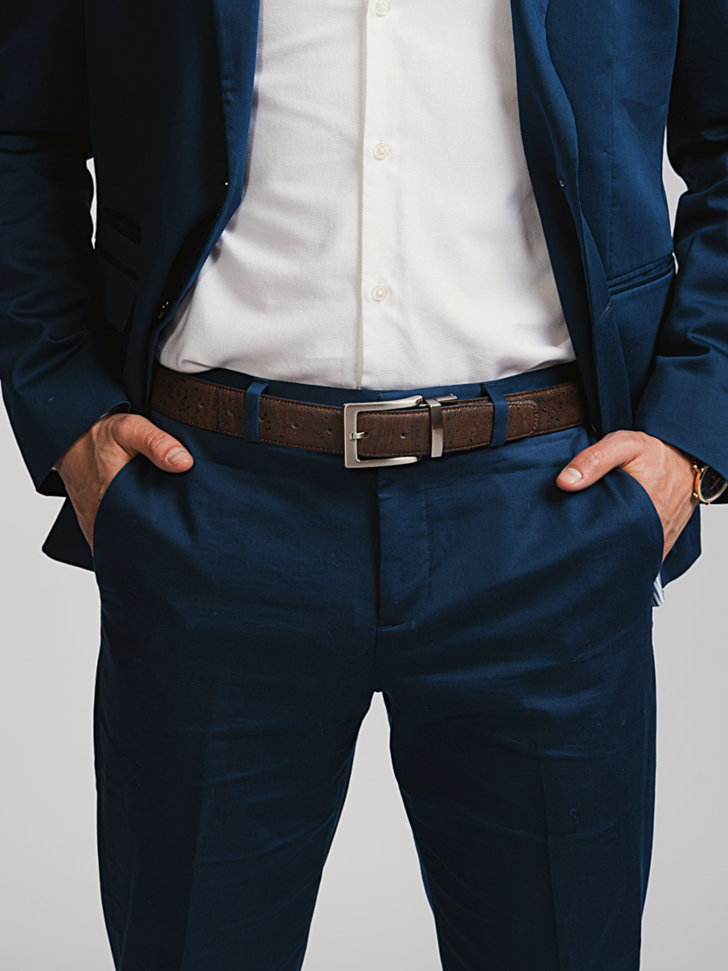 Reversible Cork Belt for Women & Men - Eco-Friendly Fashion Accessory for Casual & Office Wear - Sustainable Vegan Leather Alternative