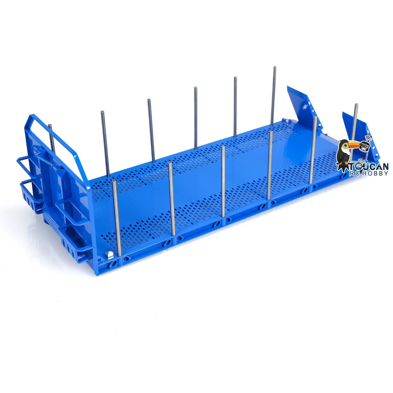 1:14 Scale Painted Timber Flatbed High Bucket for 10x10 RC Hydraulic Dump Truck & 8x8 Radio Controlled Car Model - Perfect for Construction Site Play and RC Vehicle Accessories